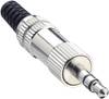 Lumberg KLS 44 3.5 mm audio jack Plug, straight Number of pins: 3 Stereo Silver 1 pc(s)