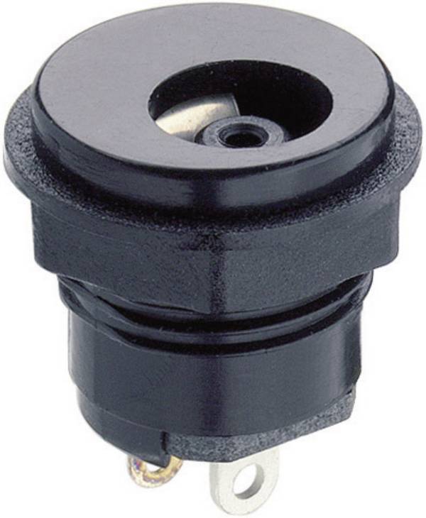 Lumberg 1614 05 Low power connector Socket, vertical vertical 7 mm 4 mm 1 pc(s)