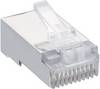 Lumberg P 303 S modular Plug 10p10c RJ48 Plug, straight Transparent