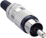 Lumberg STO 2 SCHWARZ RCA connector Plug, straight Number of pins (num): 2 Black 1 pc(s)