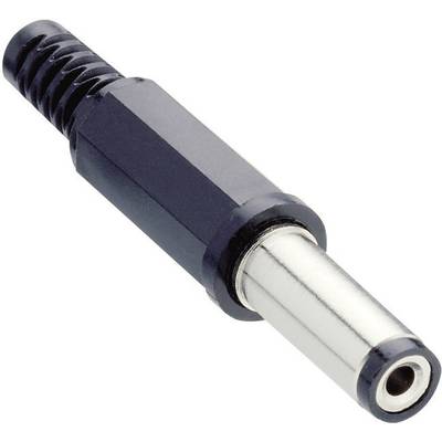 A 3.5 mm audio adapter with a black housing and metal tip, shown against a white background.