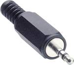 Lumberg KLS 13 2.5 mm audio jack Plug, straight Number of pins (num): 3 Stereo Black 1 pc(s)