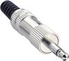 Lumberg KLS 22 3.5 mm audio jack Plug, straight Number of pins: 2 Mono Silver 1 pc(s)