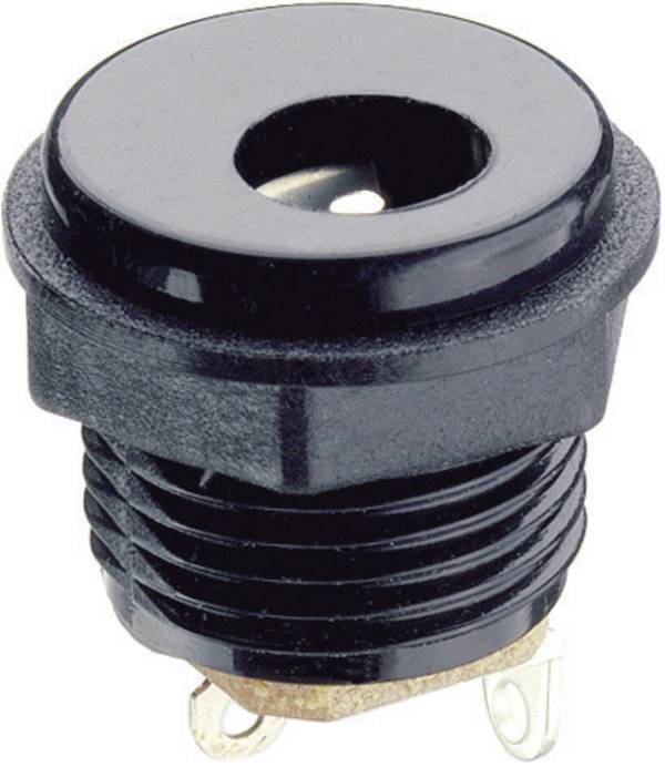 Lumberg NEB/J 21 C Low power connector Socket, vertical vertical 6.3 mm 2 mm 1 pc(s)