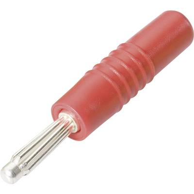 Schnepp S 4000 S Banana plug Plug, straight Pin diameter: 4 mm Red 1 pc(s) 