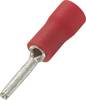 TRU COMPONENTS 739155 Pin terminal 0.50 mm² 1.50 mm² Partially insulated Red 100 pc(s)