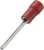 TRU COMPONENTS 739231 Pin terminal 0.50 mm² 1.50 mm² Partially insulated Red 100 pc(s)