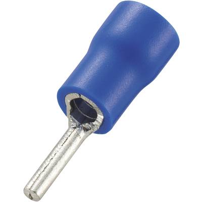 Conrad Components 93014c570 Pin terminal  1.50 mm² 2.50 mm² Partially insulated Blue 100 pc(s) 