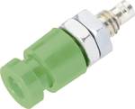 Schnepp EBU 2424 Jack socket Socket, vertical vertical Pin diameter: 2.4 mm Green 1 pc(s)