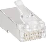 BKL Electronic 143047 Modular Plug 8P8C RJ45 Plug, straight Transparent