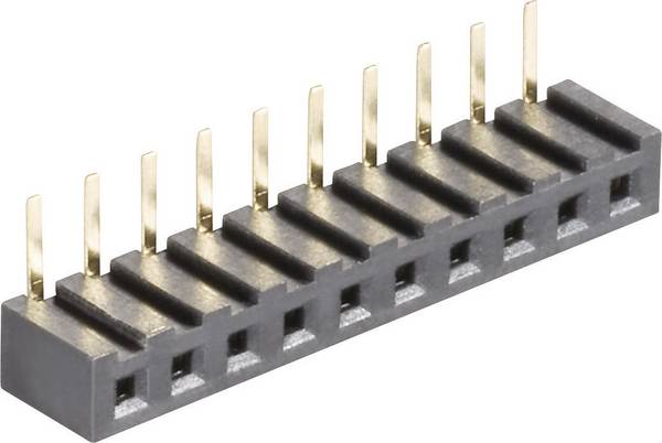 MPE Garry SIL socket (standard) No. of rows: 1 Pins per row: 10 159-1-010-0-NFX-YS0 1 pc(s)