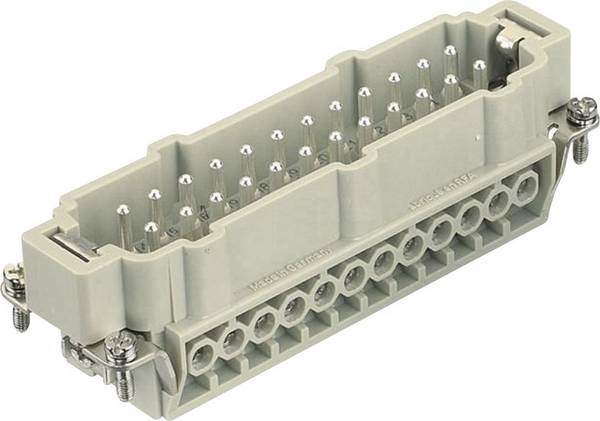 HARTING 09330242611 Pin inset Han® E 24 + PE Screws 1 pc(s)
