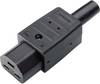 Martin Kaiser 764/sw/C Hot wire connector 764 Socket, straight Total number of pins: 2 + PE 16 A Black 1 pc(s)