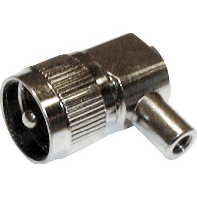   741060 UHF connector Plug, right angle 50 Ω 1 pc(s) 