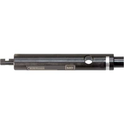 A black cylindrical machine component with the inscription 'Multi-Contact MC', side hole opening, presumably for technical applications.