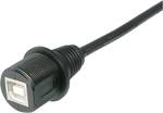 ASSMANN WSW A-KAB-USBB-FS-1M USB Connector 2.0 - IP67 Socket, built-in USB B socket with 1m cable