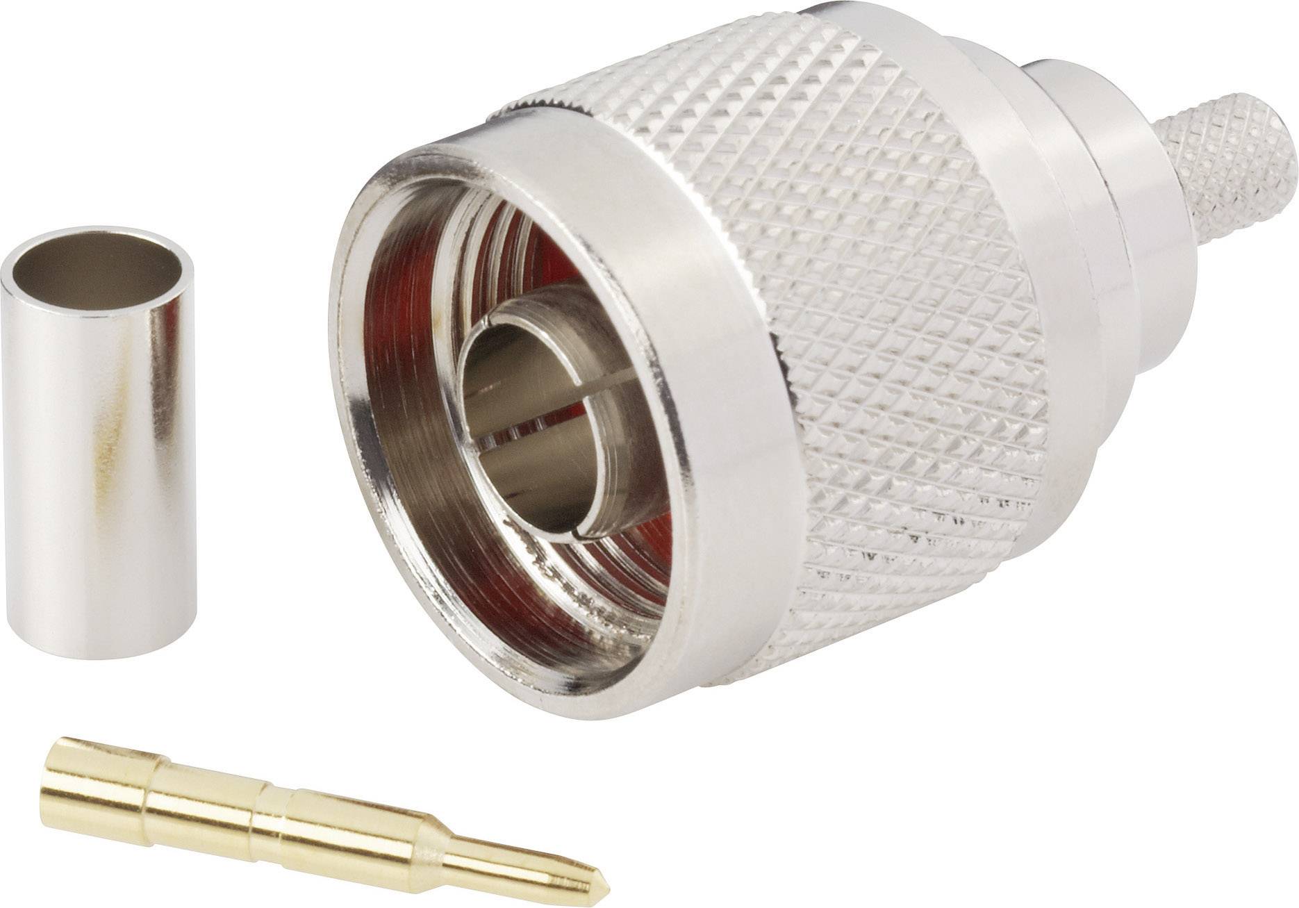 TRU COMPONENTS 1579462 N connector Plug, straight 1 pc(s)