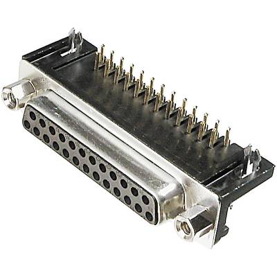 TRU COMPONENTS TC-A-DF 15 A/KG-T1-203 1586466 D-SUB receptacles  Number of pins (num): 15 Soldering 1 pc(s) 