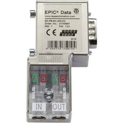 LAPP 21700547 EPIC® ED-PB-90-PG-LED-FC EPIC Data PROFIBUS Plug Connector With Fast Connection  Plug, right angle -