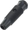 TRU COMPONENTS TC-R8-107 Jack socket Socket, straight Pin diameter: 4 mm Black 1 pc(s)