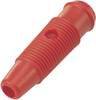 TRU COMPONENTS TC-R8-107 Jack socket Socket, straight Pin diameter: 4 mm Red 1 pc(s)