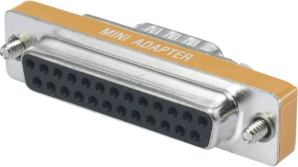 BKL Electronic Series Adapter [1x D-SUB socket 25-pin - 1x D-SUB-plug 9-pin]  Orange
