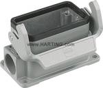 Socket enclosure Han® 24B-asg2-LB-M25 19 30 024 1291 Harting 1 pc(s)