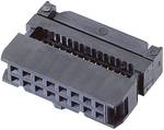 BKL Electronic 10120864 Pin connector + strain relief Contact spacing: 2.54 mm Total number of pins: 8 No. of rows: 2 1 pc(s)