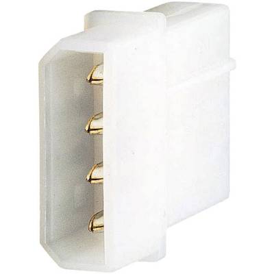 TRU COMPONENTS PC power supply plug with contacts  White Content: 1 pc(s)