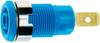 Stäubli SLB 4-F6,3 Safety jack socket Socket, vertical vertical Pin diameter: 4 mm Blue 1 pc(s)