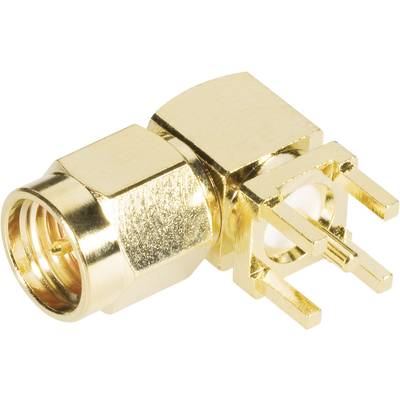 BKL Electronic 0409060 0409060 SMA connector Plug, horizontal mount 50 Ω 1 pc(s) 