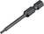 View of a black Torx bit attachment used for screwdrivers.