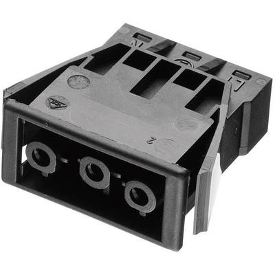 Adels-Contact 168863 Mains connector AC Socket, vertical vertical Total number of pins: 2 + PE 16 A Black 1 pc(s) 