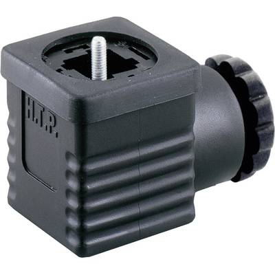 A black plastic adapter with a knurled rotating knob and visible screw, marked with 'H.T.R.', likely for photographic equipment.