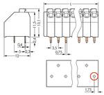 PCB terminal strip