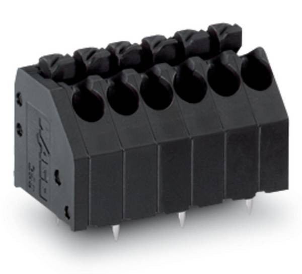 WAGO 250-205/353-604 Spring-loaded terminal 1.50 mm² Number of pins 5 Black 240 pc(s)