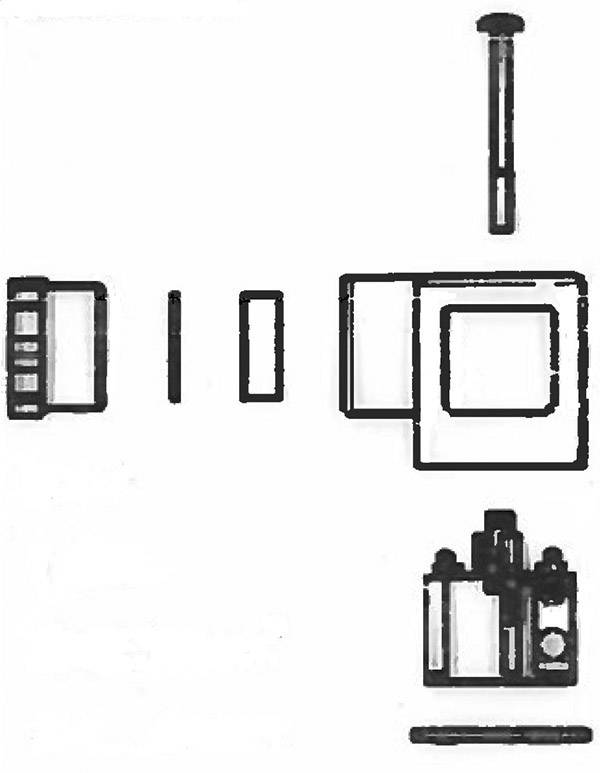 Tablet, smartphone, stylus and accessories in an arrangement. Central display of technological devices.