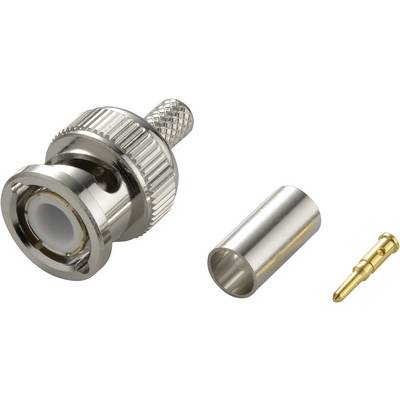 TE Connectivity 1-1337426-0 1-1337426-0 BNC connector Plug, straight 50 Ω 1 pc(s)-0