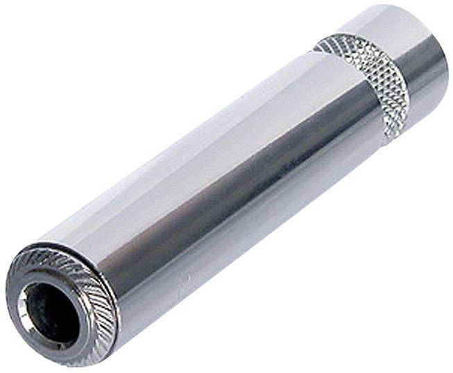 Rean AV NYS2203P 6.35 mm audio jack Socket, straight Number of pins: 3 Stereo Silver 1 pc(s)