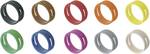 Neutrik XXR-SET/MIX ID ring Black, Brown, Red, Orange, Yellow, Green, Blue, Violet, Grey, White 10 pc(s)