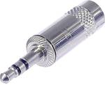 Rean AV NYS 231 3.5 mm audio jack Plug, straight Number of pins (num): 3 Stereo Silver 1 pc(s)
