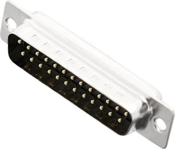 MH Connectors MHDM25-SP 2101-0200-03 D-SUB pin strip 180 ° Number of pins: 25 Solder bucket 1 pc(s)
