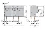 2-conductor PCB terminal strip