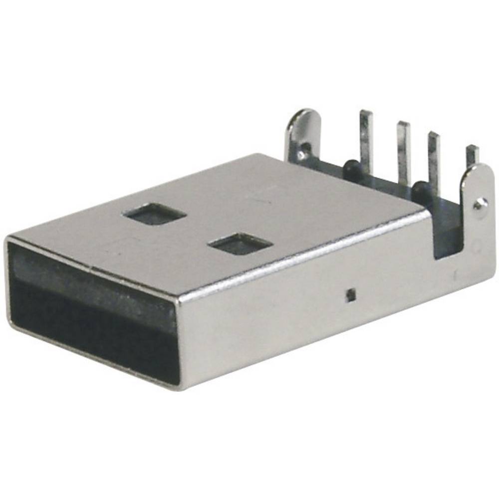 ASSMANN WSW A-USB A-LP Ultra-flat USB Socket Plug, mount USB A (DIP)