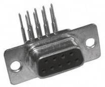 MH Connectors MHDD09-F-T-B-S-RBM 2103-2100-11 D-SUB receptacles 90 ° Number of pins: 9 Soldering 1 pc(s)-1