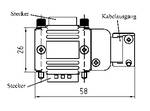 Provertha 77151M 77151M D-SUB adapter housing Number of pins (num): 15 Plastic, metallised 90 °, 90 ° Silver 1 pc(s)
