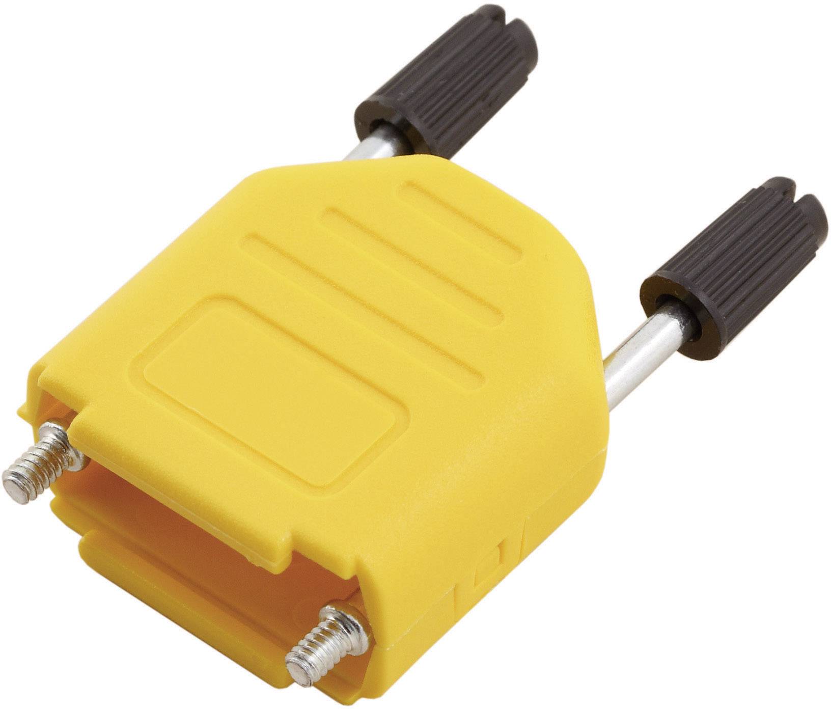 MH Connectors MHDPPK25-Y-K 6353-0105-03 D-SUB housing Number of pins: 25 Plastic 180 Γö¼Γûæ Yellow 1 pc(s)