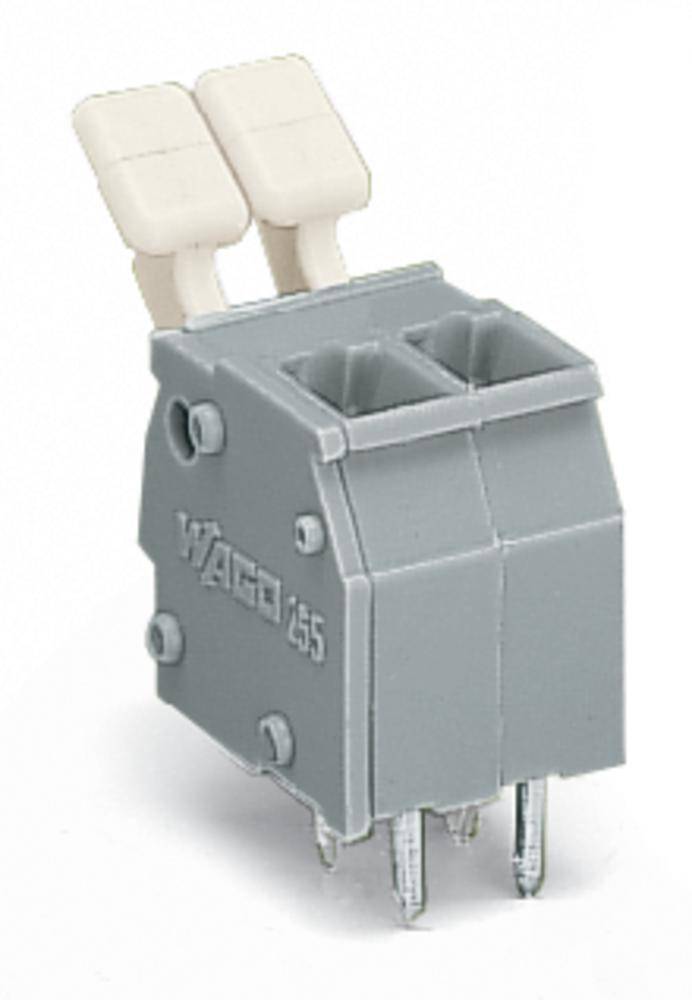 WAGO 255-402/333-000 Spring-loaded terminal 2.50 mm² Number of pins 2 Grey 400 pc(s)