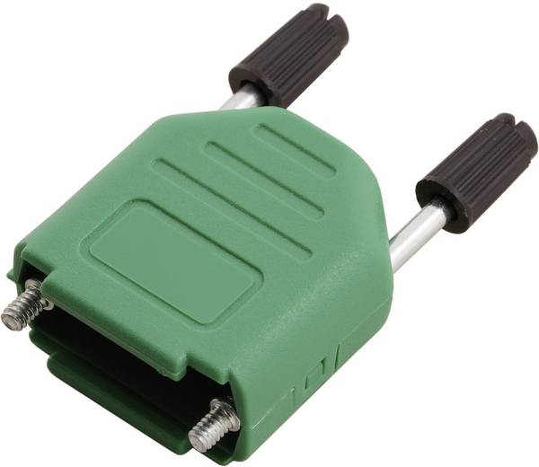MH Connectors MHDPPK09-G-K 6353-0106-01 D-SUB housing Number of pins: 9 Plastic 180 ° Green 1 pc(s)