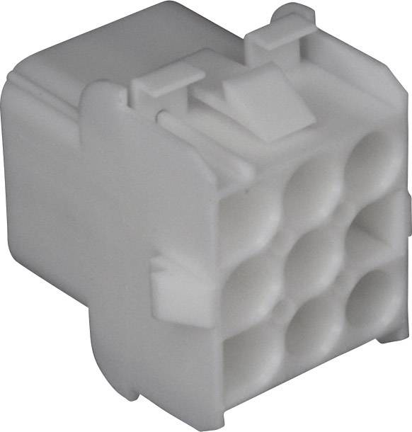 TE Connectivity Socket housing cable Universal-MATE-N-LOK Total number of pins 15 Contact spacing: 6.35 mm 350784-1 1 pc